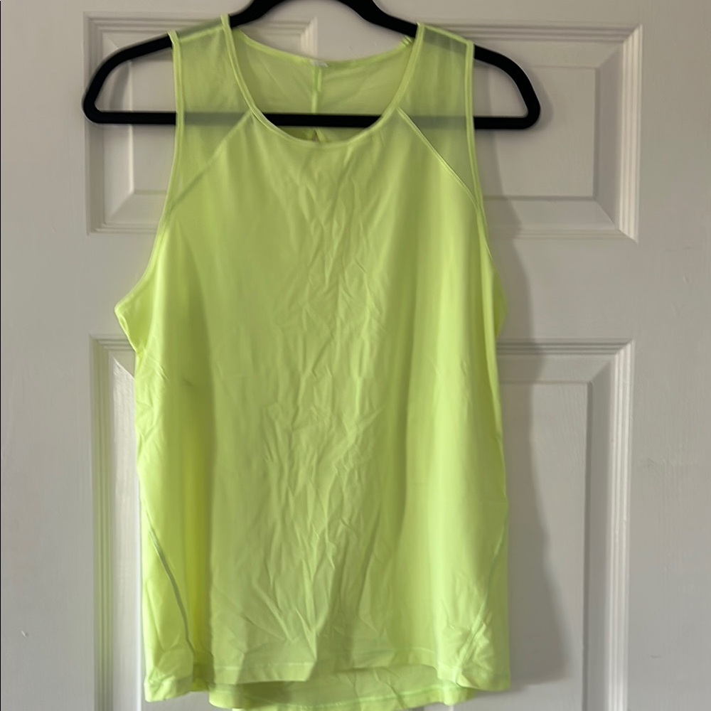 Lululemon Neon Yellow Tank Top